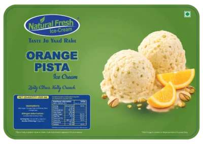 Orange Pista Icecream